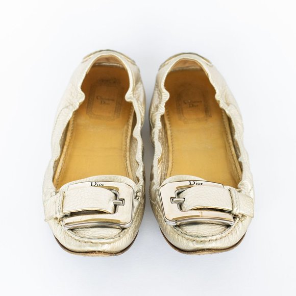 Dior Buckle Ballet Flats- Size 39 - Picture 2 of 8